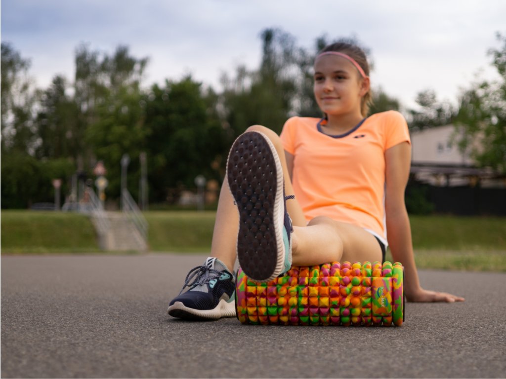 PROFESSIONAL MASSAGE FOAM ROLLER - MASÁŽNÍ VÁLEC - CANDY