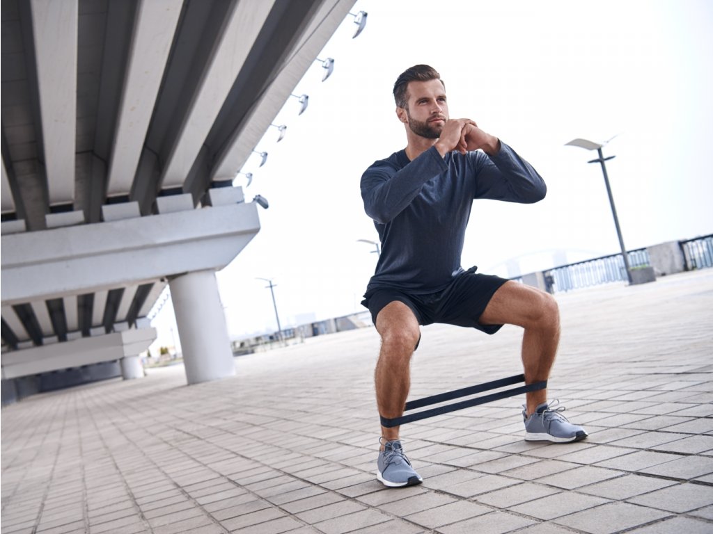 MINI LOOP RESISTANCE BAND KIT - SET POSILOVACÍCH GUM - ( 5KS - EXTRA LEHKÁ AŽ EXTRA TĚŽKÁ )